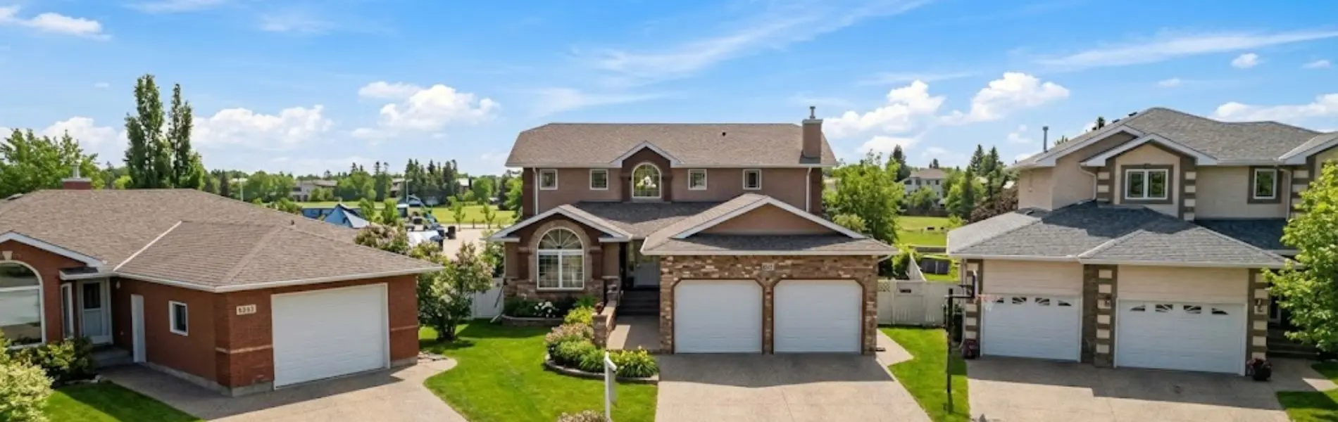 Spacious family homes and mature trees in the Woodland Grove neighbourhood of Regina